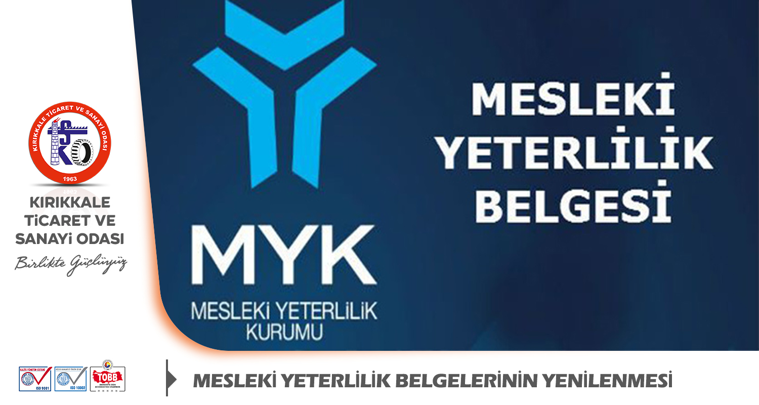 MESLEK YETERLLK BELGELERNN YENLENMES